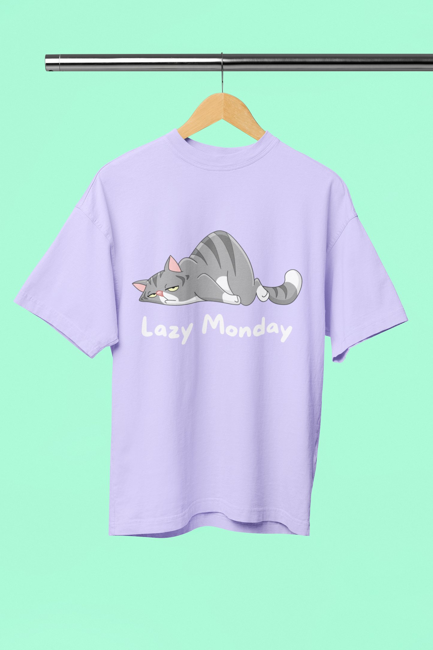 MONDAY standard oversized UNISEX premium pure cotton T-shirt
