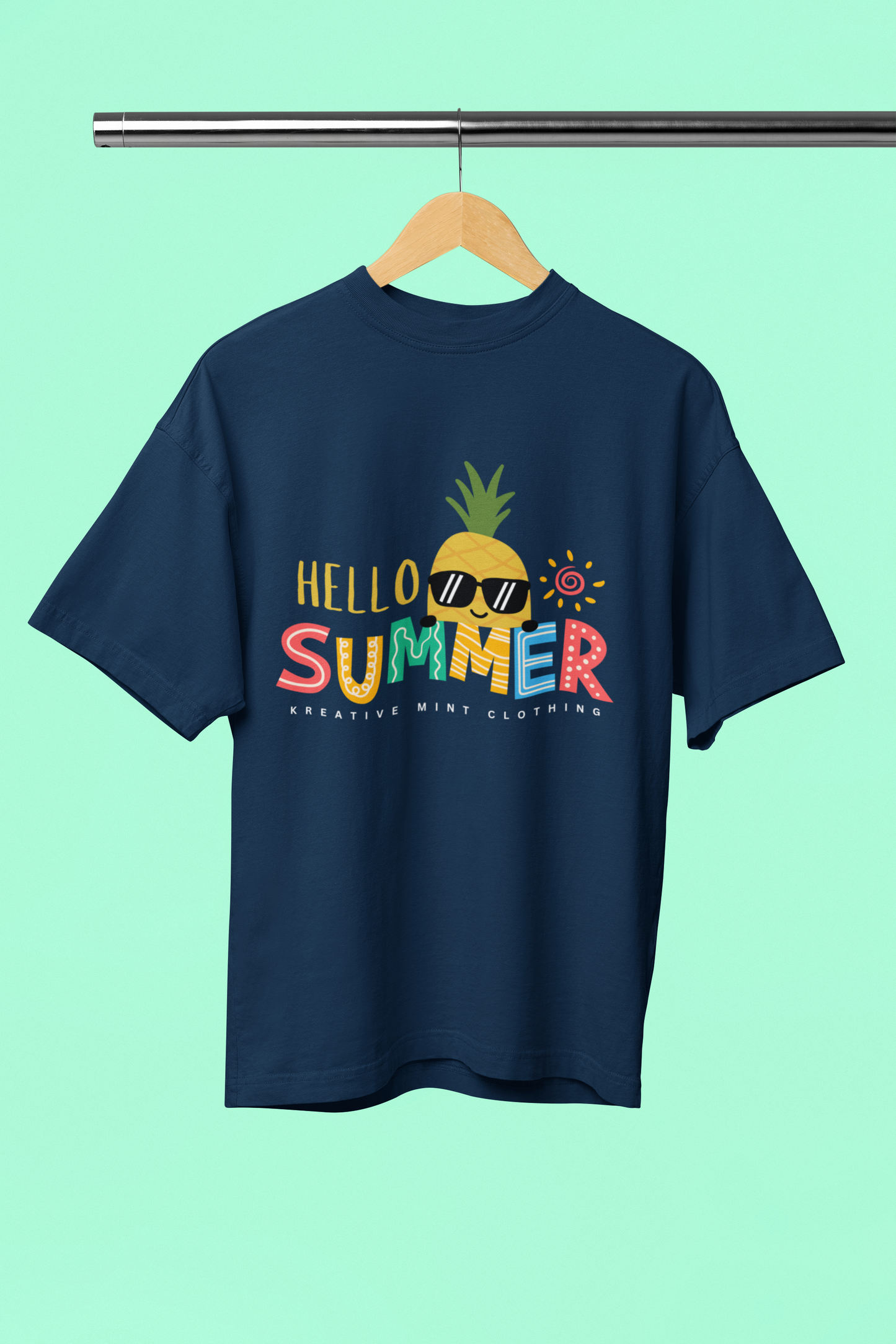 SUMMER standard oversized UNISEX premium pure cotton T-shirt