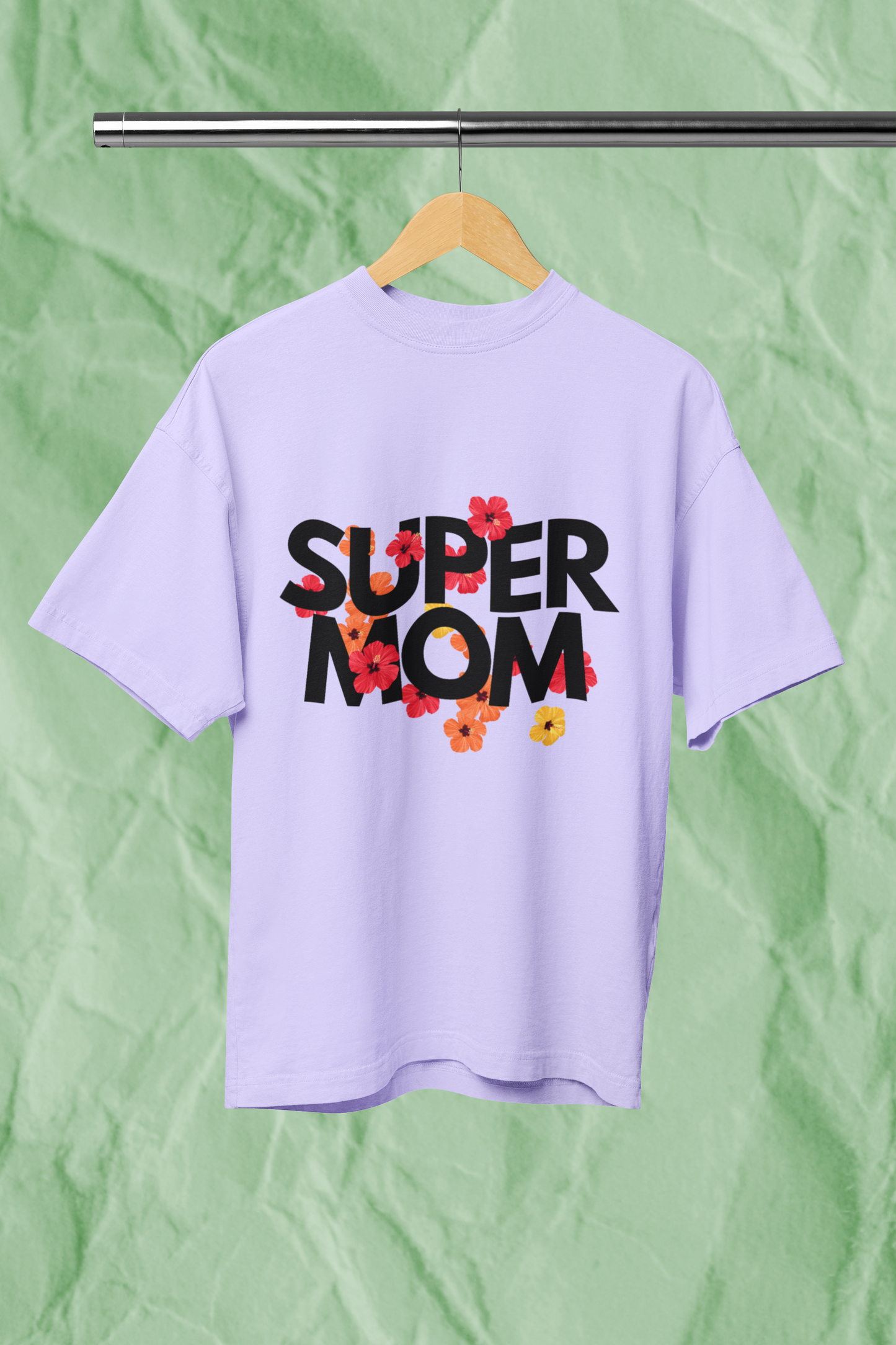 SUPER MOM standard oversized premium pure cotton WOMEN T-shirt