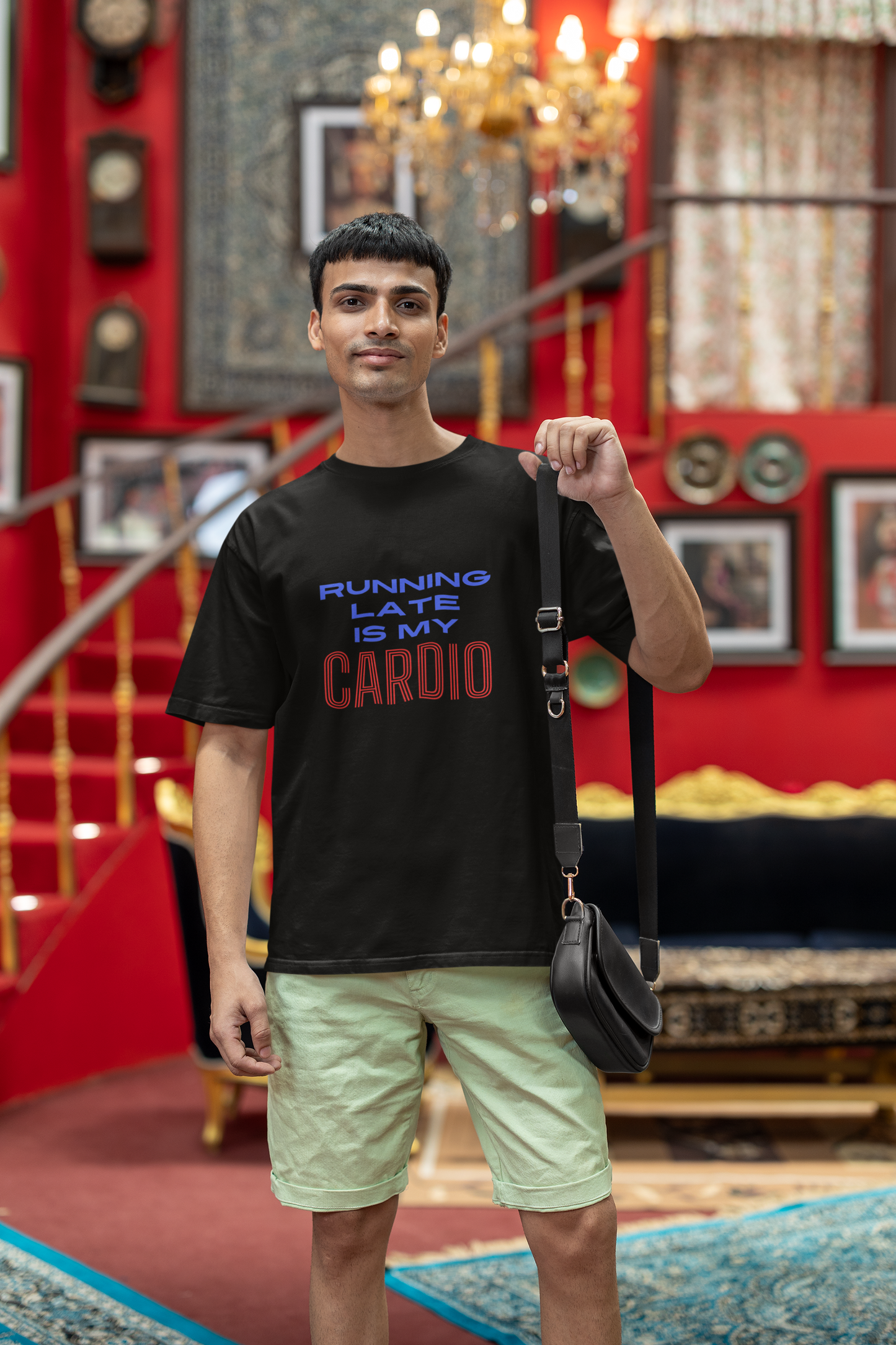 CARDIO classic oversized UNISEX premium pure cotton T-shirt