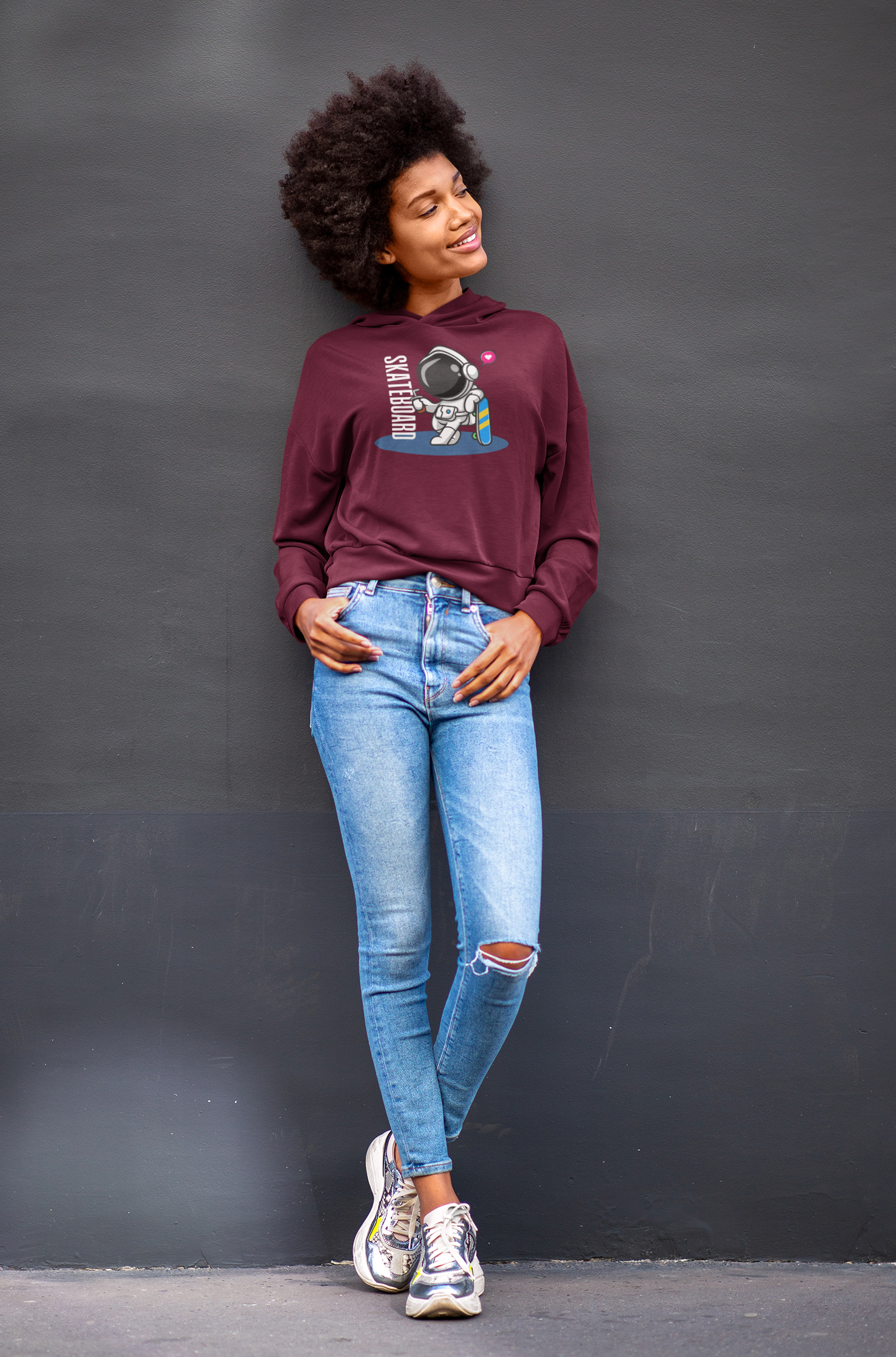 Women's Skateboard Oversized Hoodie