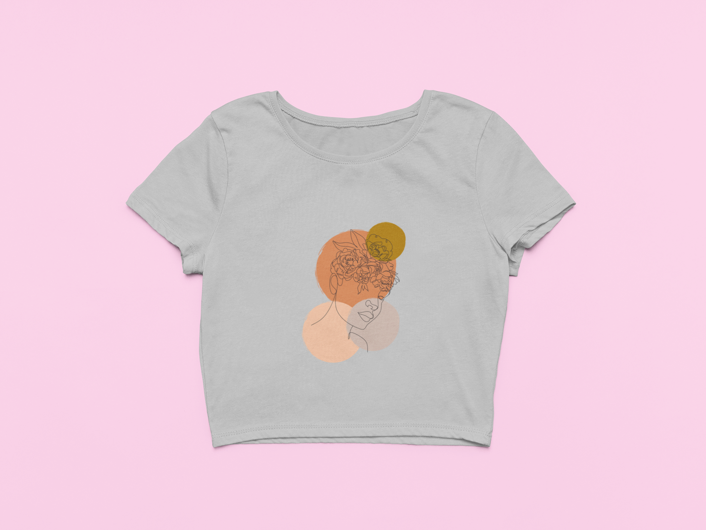 Women's Aesthetic Lady Crop Top