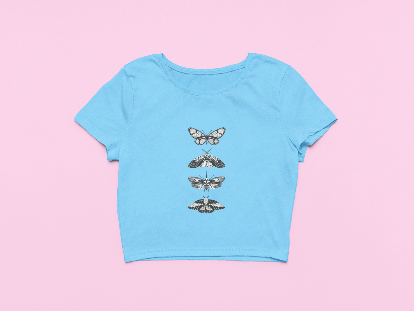 Women's Aligned Butterfly Crop Top