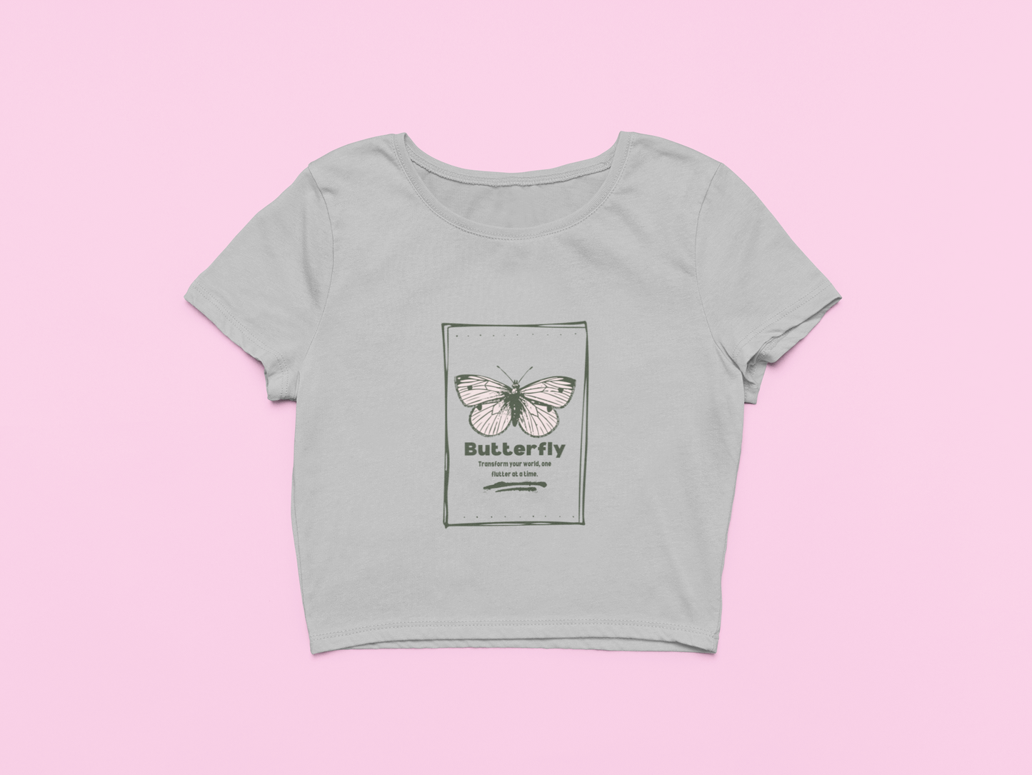 Women's Box Butterfly Crop Top