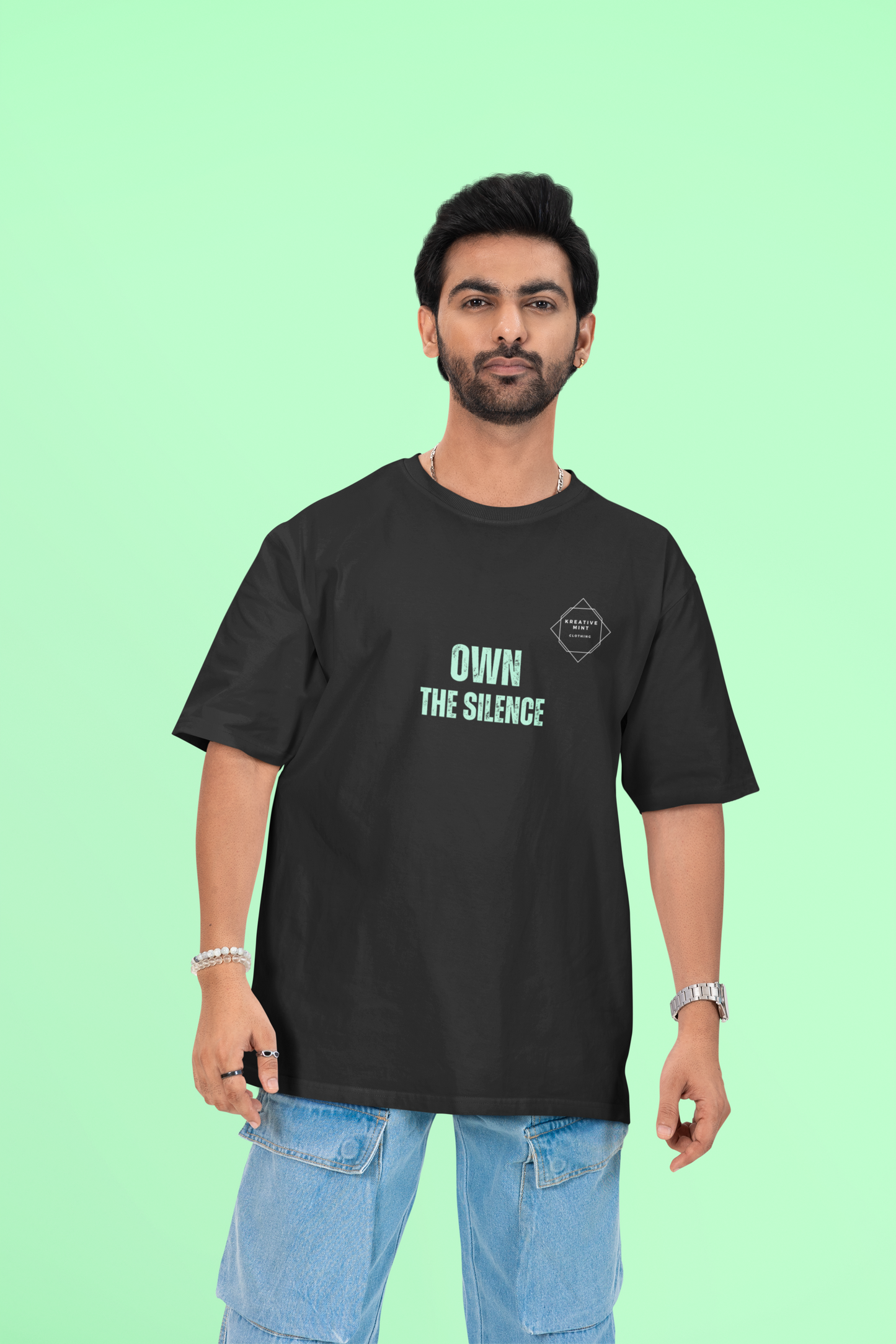 OWN standard oversized UNISEX premium pure cotton T-shirt