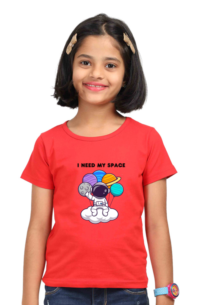 SPACE premium pure cotton girl T-shirt
