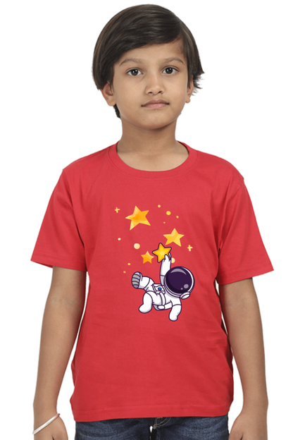 SPACE STARS premium pure cotton boy T-shirt