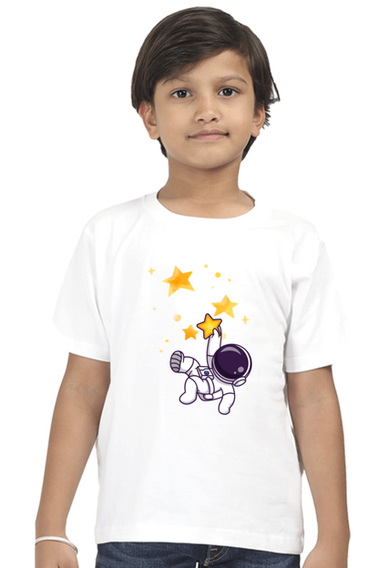 SPACE STARS premium pure cotton boy T-shirt