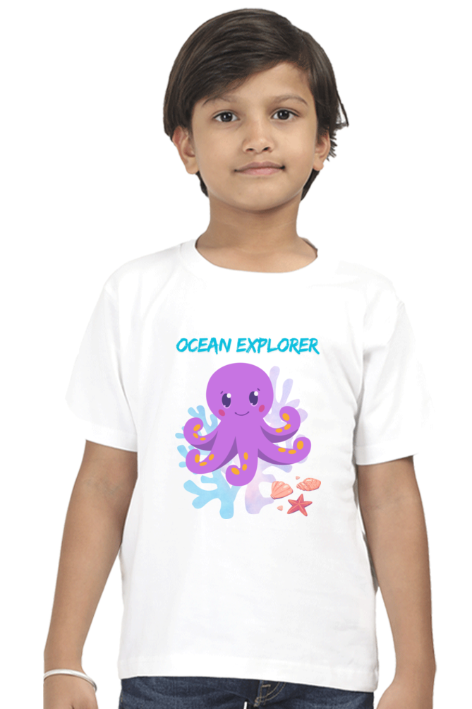 OCEAN premium pure cotton boy T-shirt