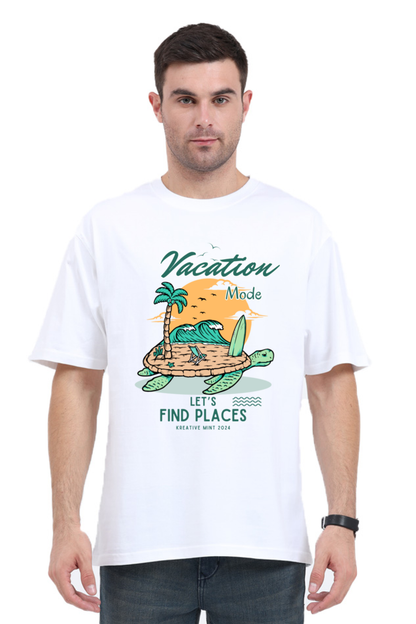 VACATION classic oversized UNISEX premium pure cotton T-shirt