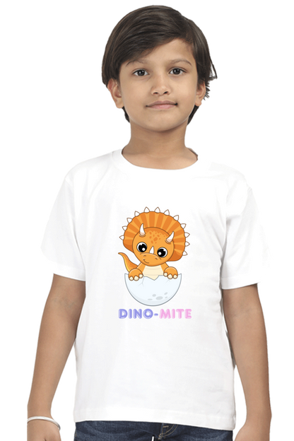 DINO-MITE premium pure cotton boy T-shirt