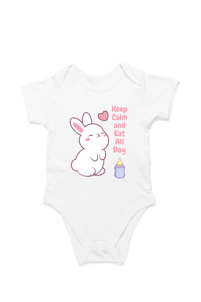 KEEP CALM premium pure cotton UNISEX romper