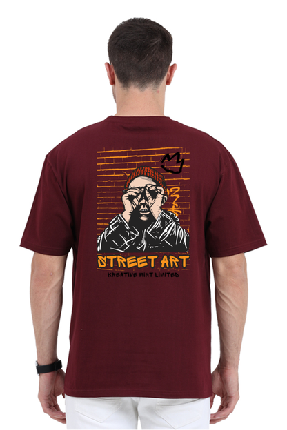 STREET ART classic oversized UNISEX premium pure cotton T-shirt