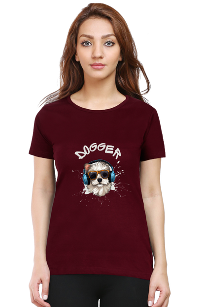 DOGGER premium pure cotton T-shirt for women