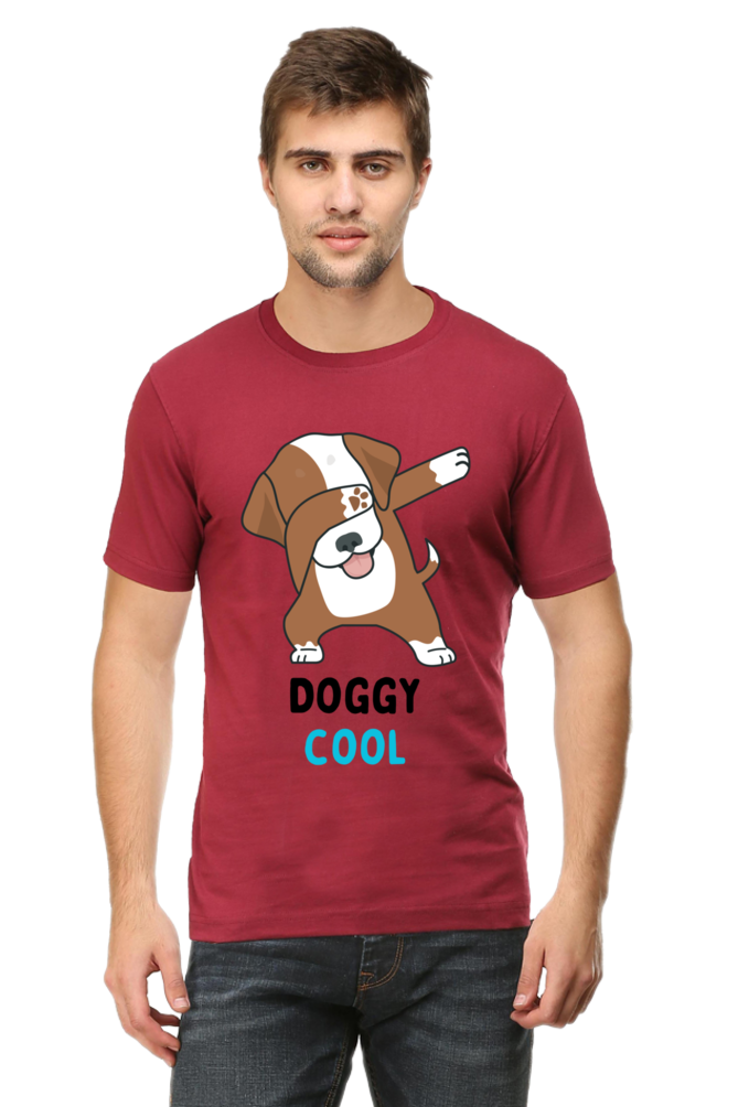 DOGGY COOL premium pure cotton T-shirt for men