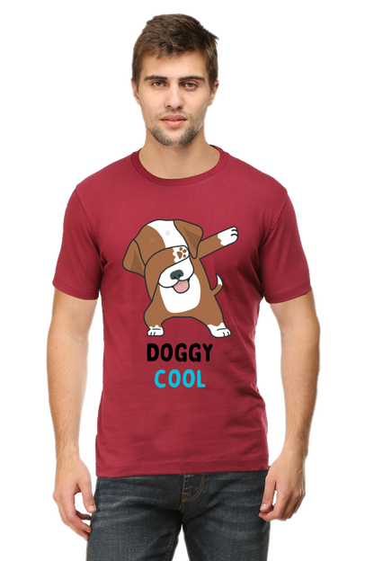 DOGGY COOL premium pure cotton T-shirt for men