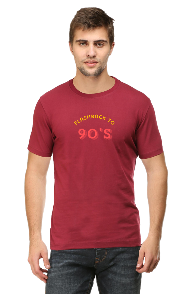 FLASHBACK premium pure cotton T-shirt for men