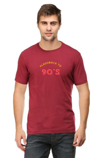 FLASHBACK premium pure cotton T-shirt for men