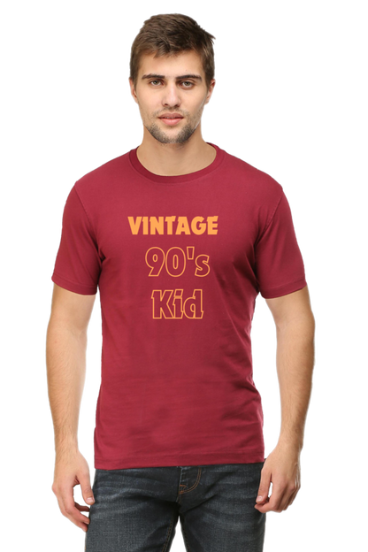 VINTAGE premium pure cotton T-shirt for men
