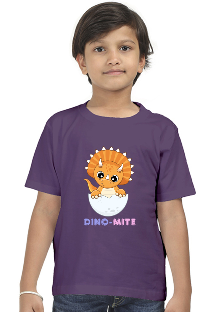 DINO-MITE premium pure cotton boy T-shirt