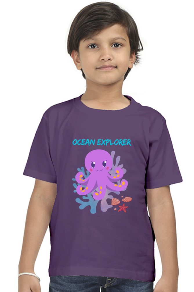 OCEAN premium pure cotton boy T-shirt