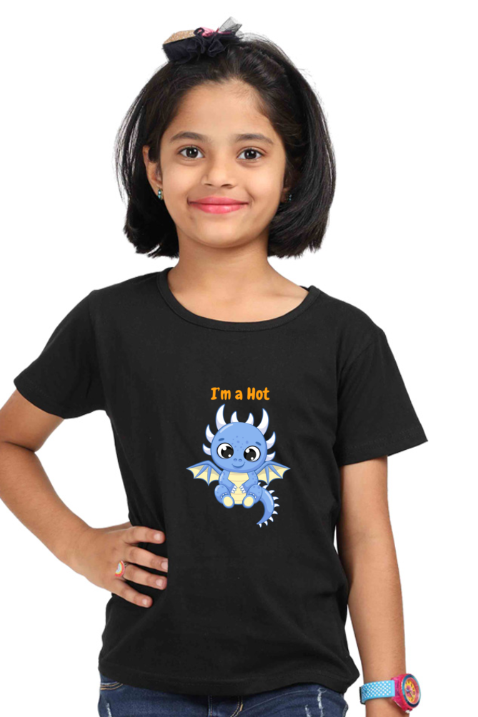 DRAGON premium pure cotton girl T-shirt