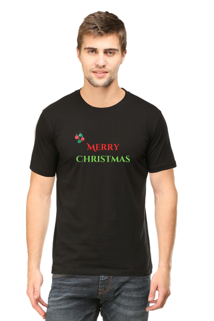 MERRY CHRISTMAS premium pure cotton T-shirt for men
