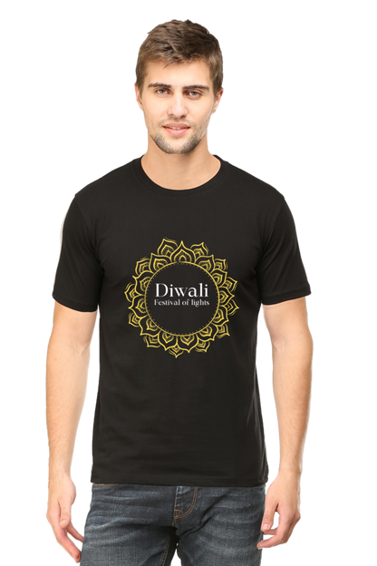 DIWALI - rangoli premium pure cotton T-shirt for men