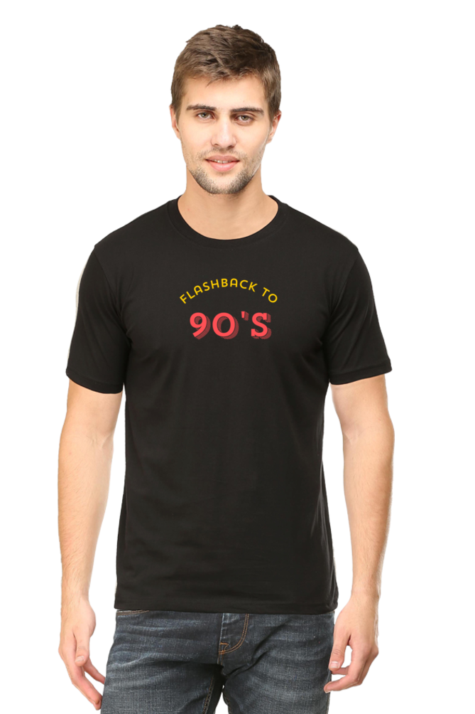 FLASHBACK premium pure cotton T-shirt for men