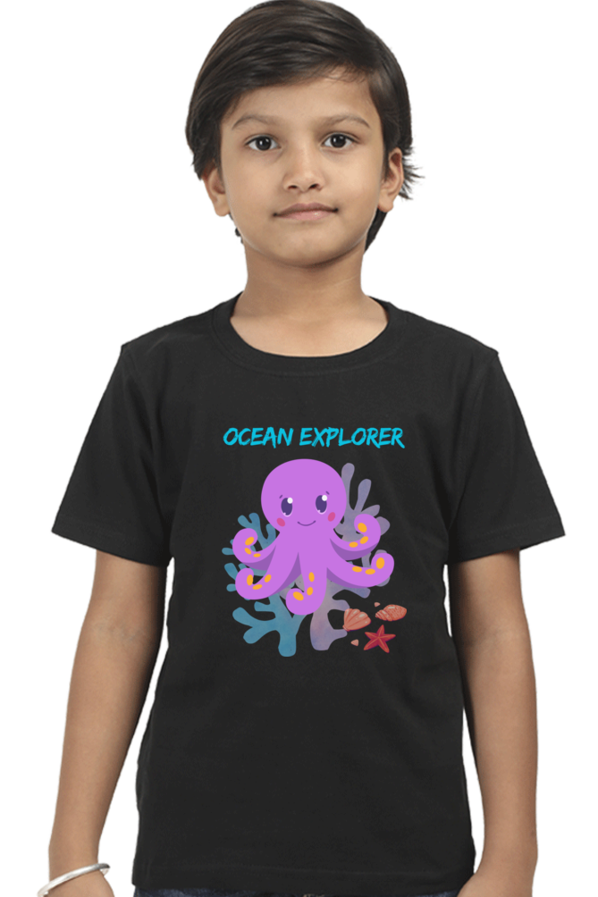 OCEAN premium pure cotton boy T-shirt