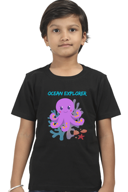 OCEAN premium pure cotton boy T-shirt
