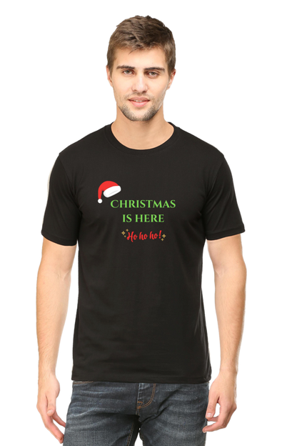 HO HO HO premium pure cotton T-shirt for men