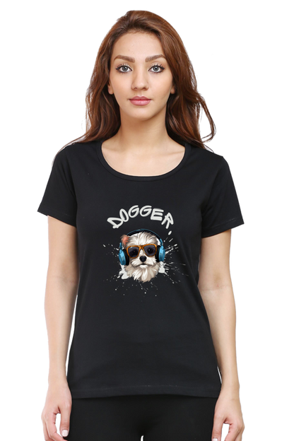 DOGGER premium pure cotton T-shirt for women
