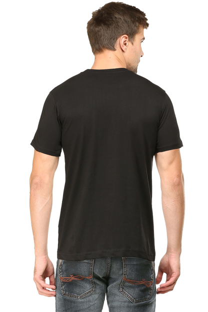 DIWALI premium black pure cotton T-shirt for men