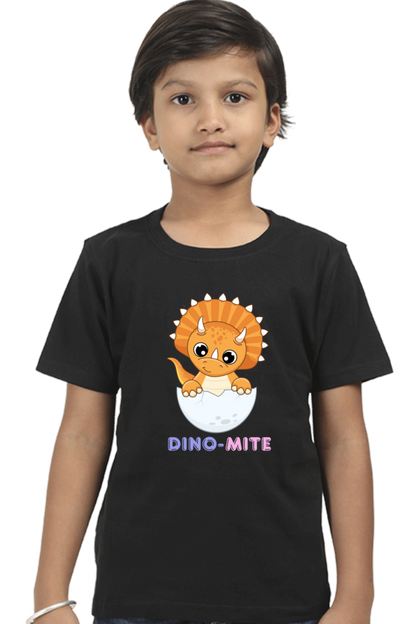 DINO-MITE premium pure cotton boy T-shirt