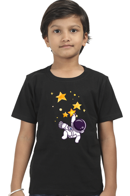 SPACE STARS premium pure cotton boy T-shirt