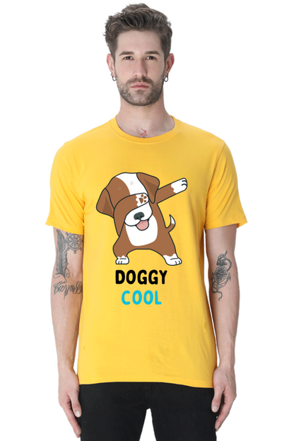 DOGGY COOL premium pure cotton T-shirt for men