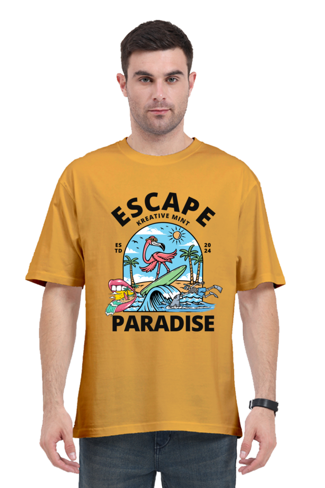 FLAMINGO classic oversized UNISEX premium pure cotton T-shirt