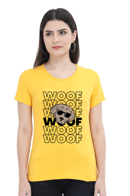 WOOF WOOF premium pure cotton T-shirt for women