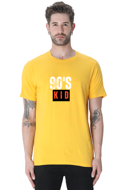 90's KID premium pure cotton T-shirt for men