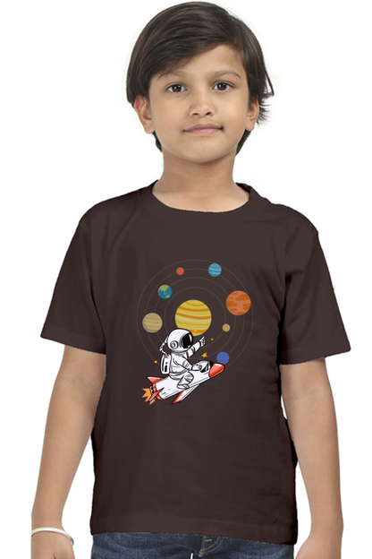 SPACE PLANETS premium pure cotton boy T-shirt
