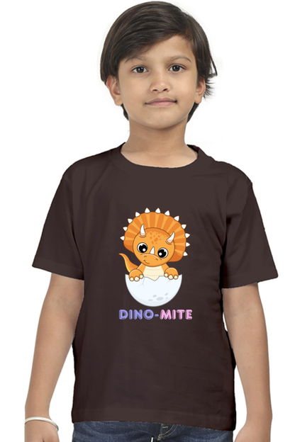 DINO-MITE premium pure cotton boy T-shirt