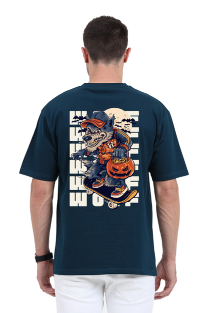 WOLF classic oversized UNISEX premium pure cotton T-shirt