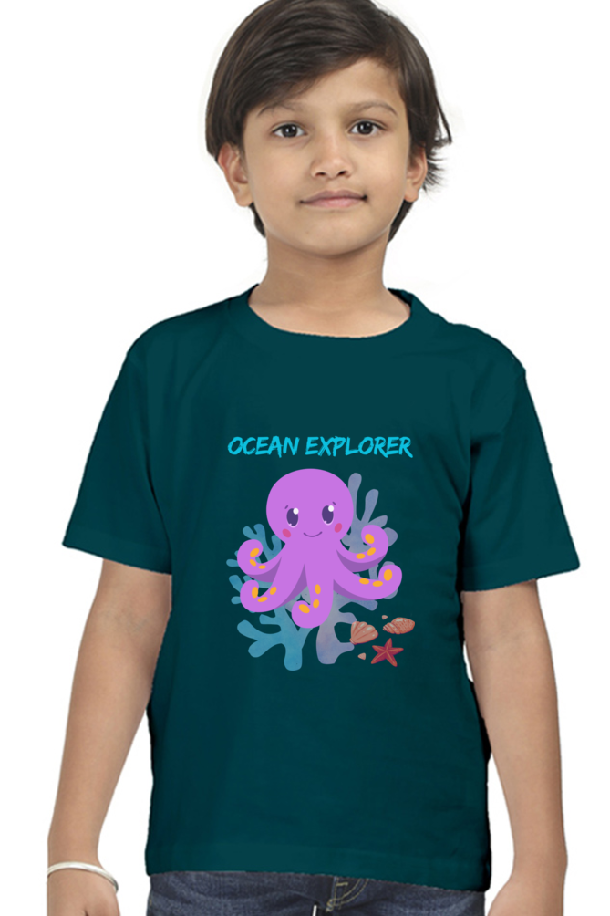 OCEAN premium pure cotton boy T-shirt