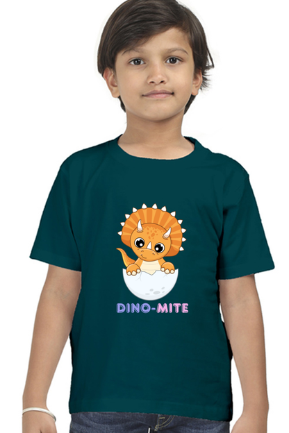 DINO-MITE premium pure cotton boy T-shirt