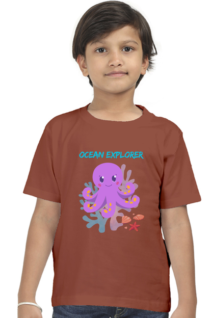 OCEAN premium pure cotton boy T-shirt