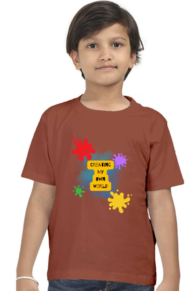 COLORS premium pure cotton boy T-shirt