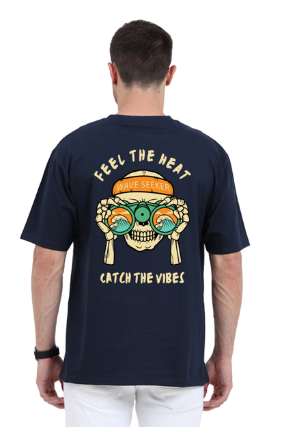 FEEL THE HEAT classic oversized UNISEX premium pure cotton T-shirt