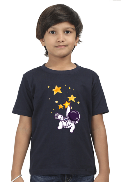 SPACE STARS premium pure cotton boy T-shirt