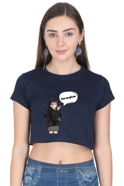 Women's Saranghae Crop Top